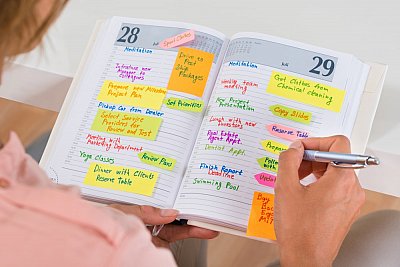 to schedule