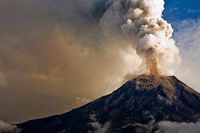 volcanic eruption