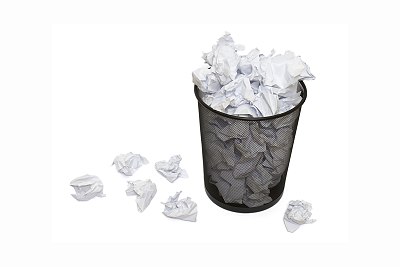 waste-paper basket